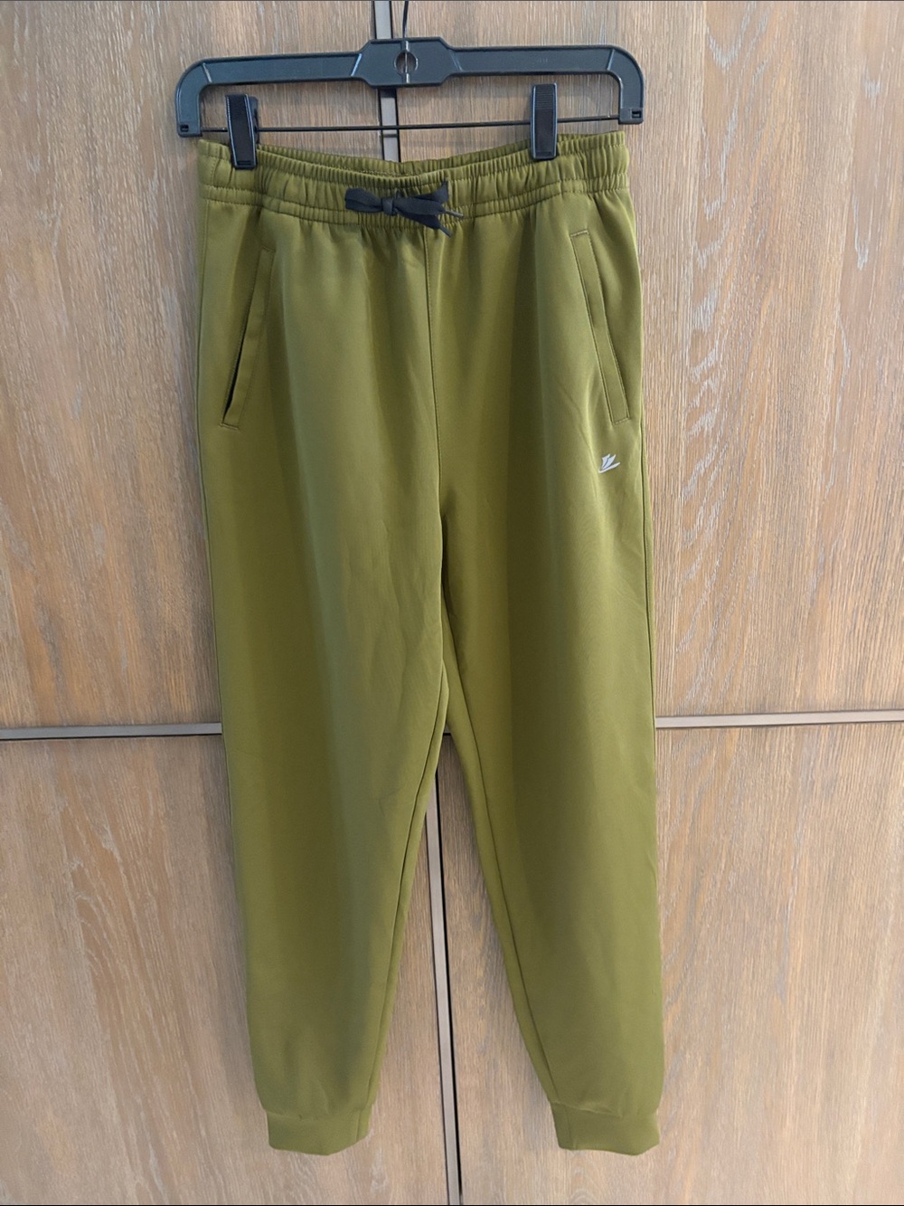 Boys Olive Green Athletic Jogger Pants - Unbranded